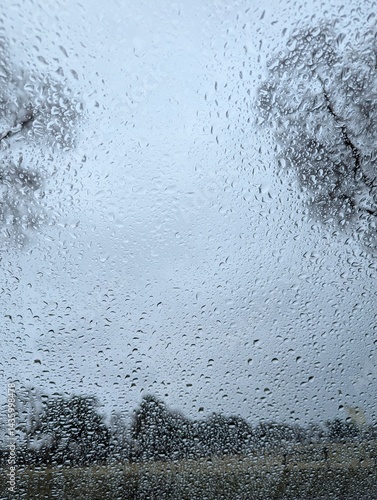rain on the window