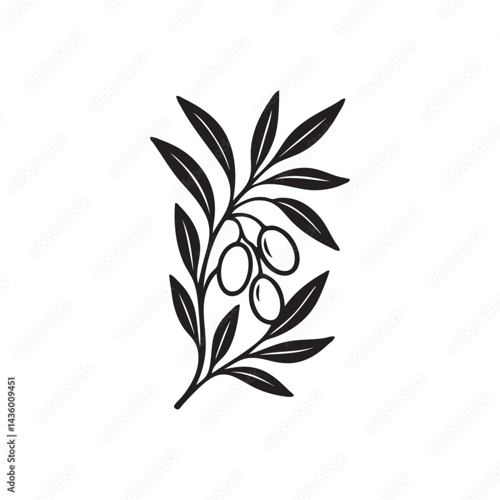 Naklejka premium olive oil vector