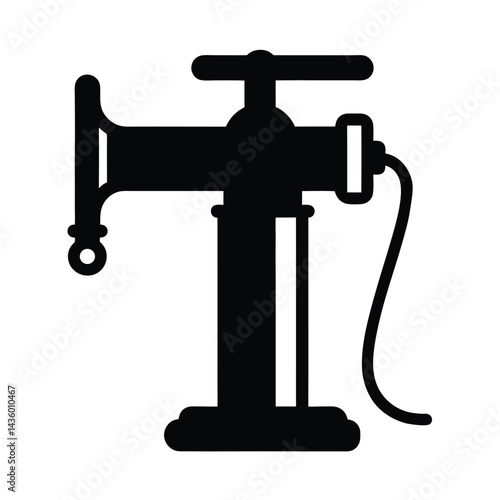 booster pump isolated on white background