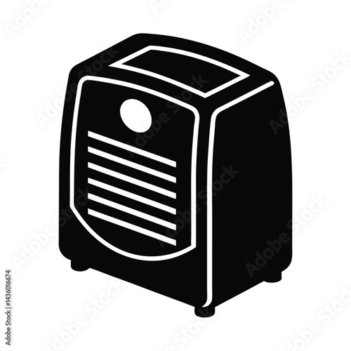 dehumidifier isolated on white