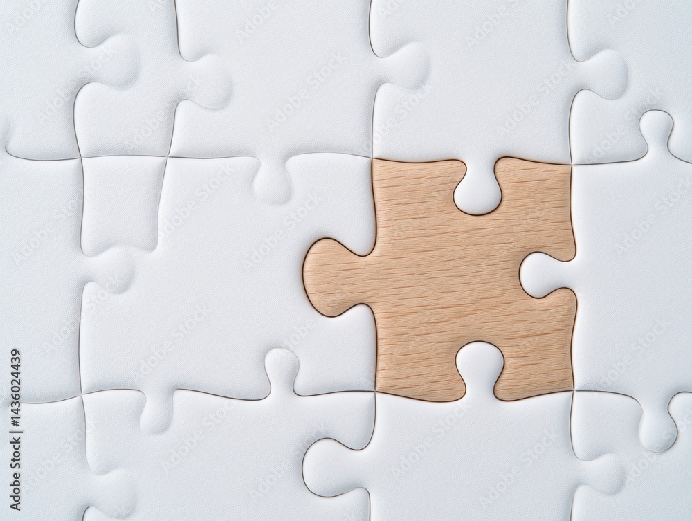 Missing jigsaw piece Missing jigsaw piece