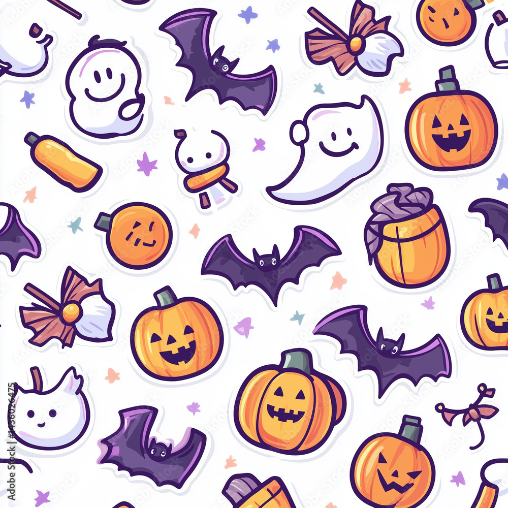 halloween seamless pattern halloween seamless pattern