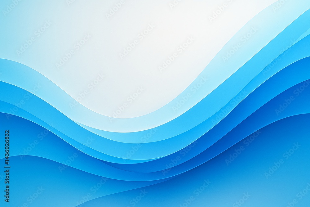 Minimalist Blue Wave Abstract Background Minimalist Blue Wave Abstract Background