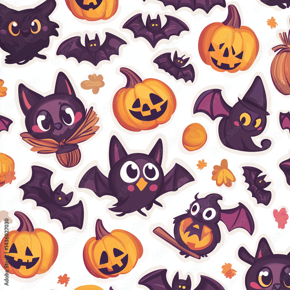 halloween seamless pattern halloween seamless pattern