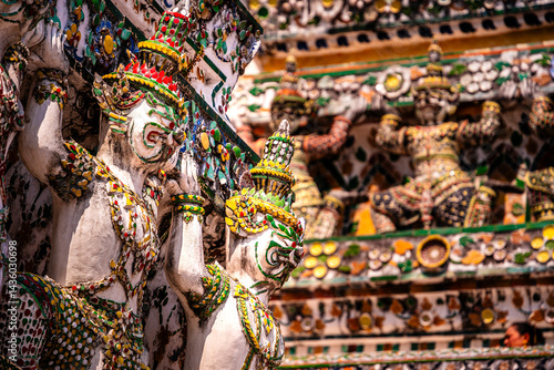 Obraz na płótnie Wat Arun, Bangkok, Thailand w salonie