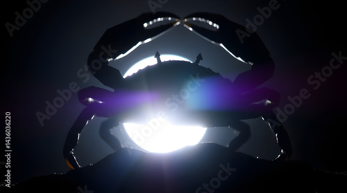 Mystical Celestial Crab: The Spirit of Cancer