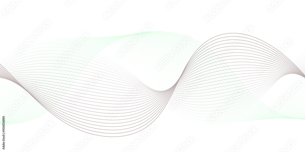 Fototapeta premium Dynamic Curved Line Design on Transparent Background – High-Resolution Abstract Vector Element Ideal for Use in Technology Branding, Artificial Intelligence Projects, and Scientific User Interfaces 