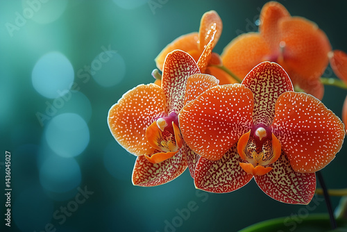 Close up of beautiful wild orchid