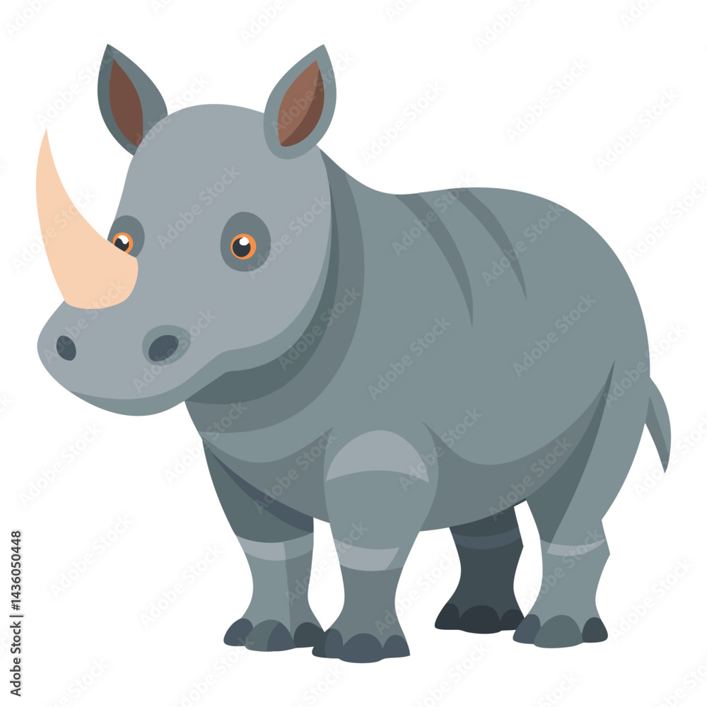 Naklejka premium Rhinoceros