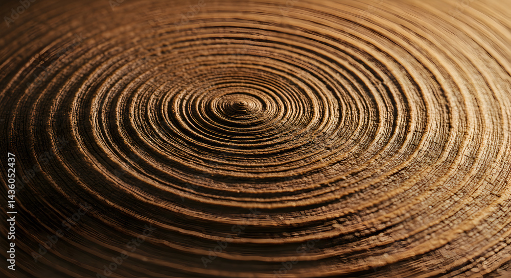 Hypnotic Concentric Wood Grain Abstract Pattern Creates a Visually Captivating Effect Hypnotic Concentric Wood Grain Abstract Pattern Creates a Visually Captivating Effect