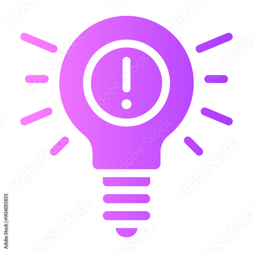 lighbulb gradient icon