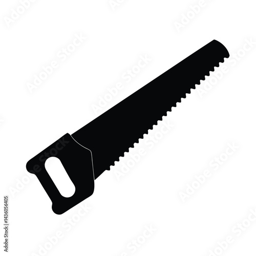 handsaw isolated on white background