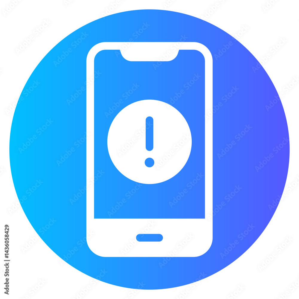 smartphone gradient icon smartphone gradient icon