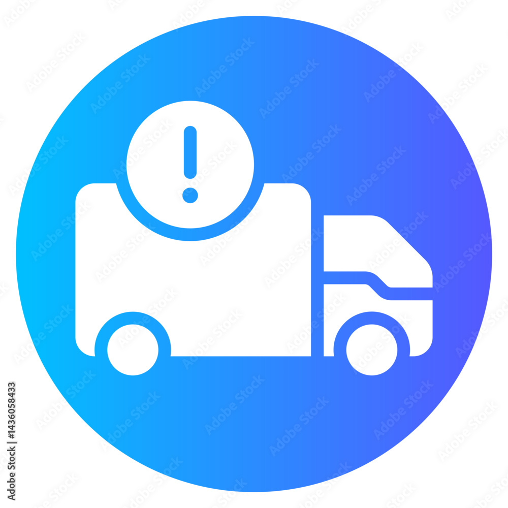 truck gradient icon truck gradient icon