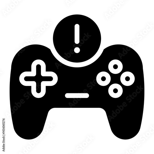 joystick glyph icon
