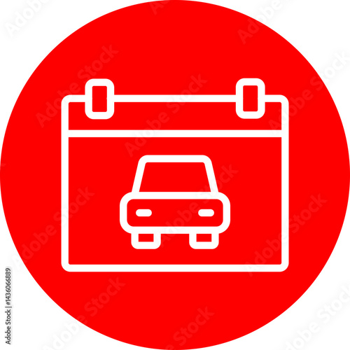 Wallpaper Mural Schedule Vector Line White Circle Red Torontodigital.ca