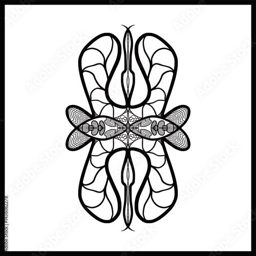 Vector isolated illustration of amoeba proteus on a white background. Studying the structure of an amoeba.