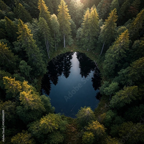 lake in the forest