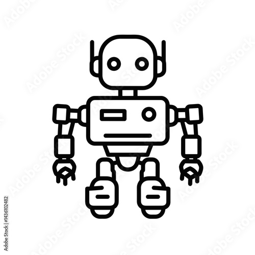 Modular Robot Icon - Flexible Manufacturing Systems  