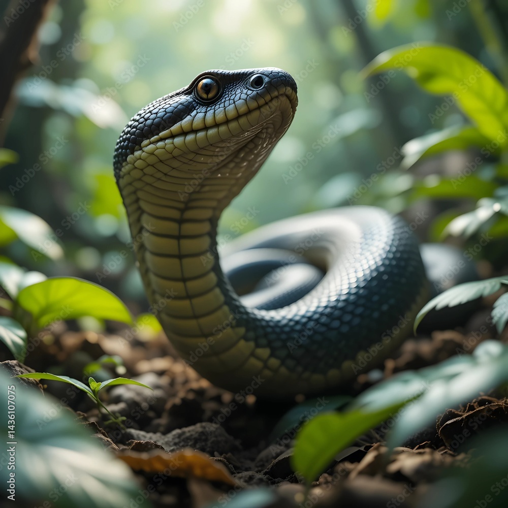 Obraz premium Theme: Wild Animals, AI Generated
