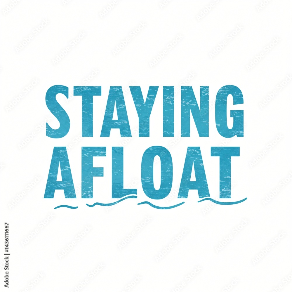 Staying Afloat Inspirational Quote on Perseverance and Resilience Staying Afloat Inspirational Quote on Perseverance and Resilience