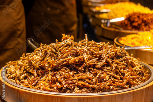 Canvas Print Chinese street food