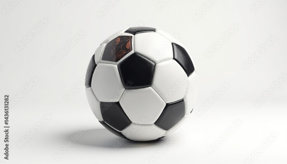 Perfectly centered football against pure white backdrop , american football, white Perfectly centered football against pure white backdrop , american football, white