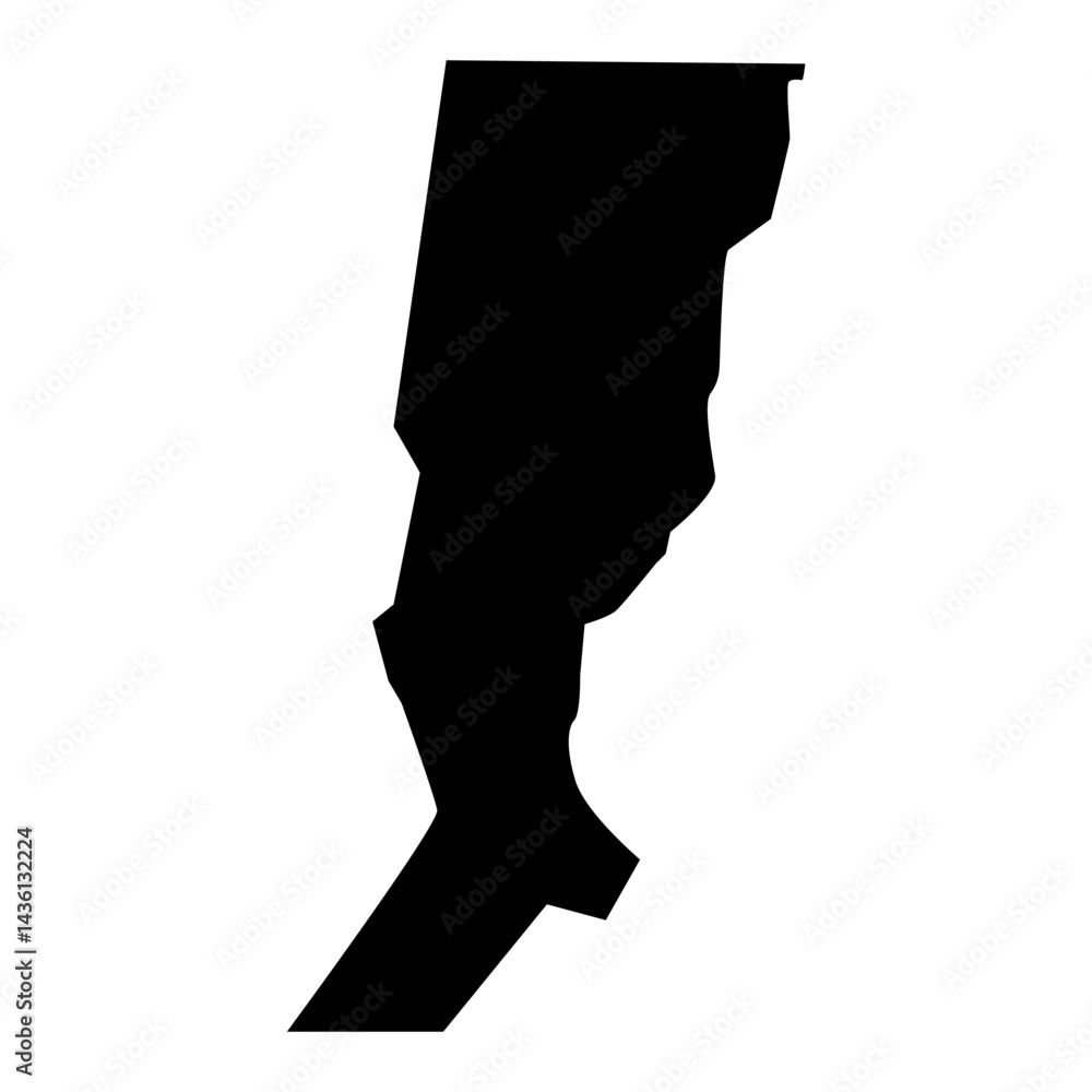 Naklejka premium santa fe Argentina province map set