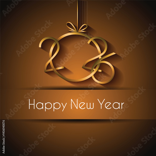 Obraz na płótnie 2026 Happy New Year background. w salonie