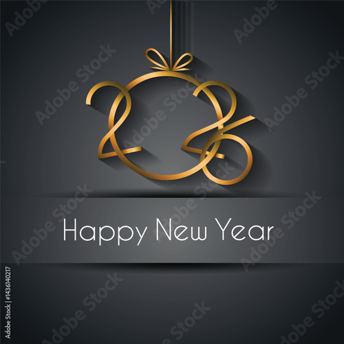 Obraz na płótnie 2026 Happy New Year background. w salonie