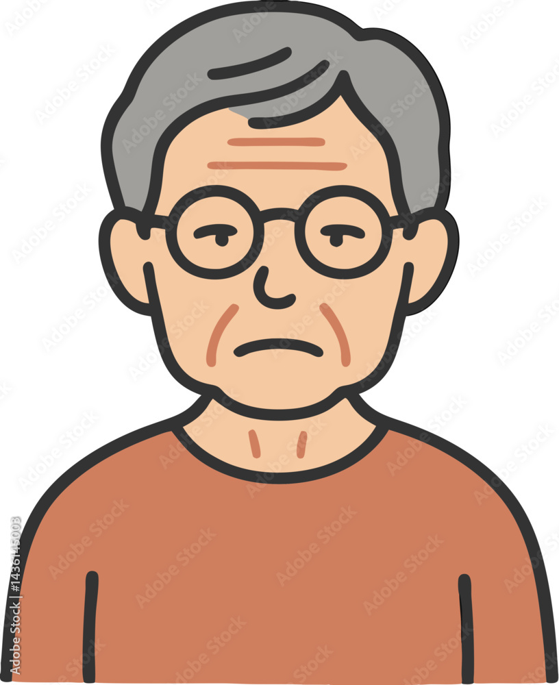 심플한노인일러스트 심플한노인일러스트