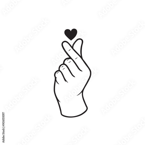 language of love and affection with fingers