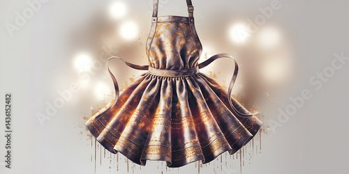 Rustic apron, a symbol of change.