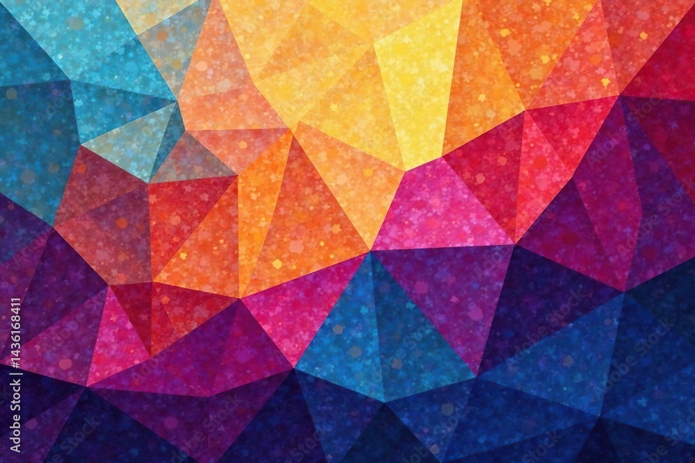 Geometric mosaic, vibrant colors, perfectly tiled , illusion, shapes Geometric mosaic, vibrant colors, perfectly tiled , illusion, shapes