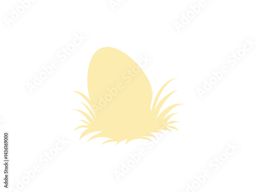 Obraz na płótnie This charming image shows a stylized Easter egg arrangement.