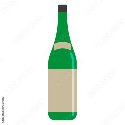 焼酎 日本酒 瓶 ボトル のイラスト