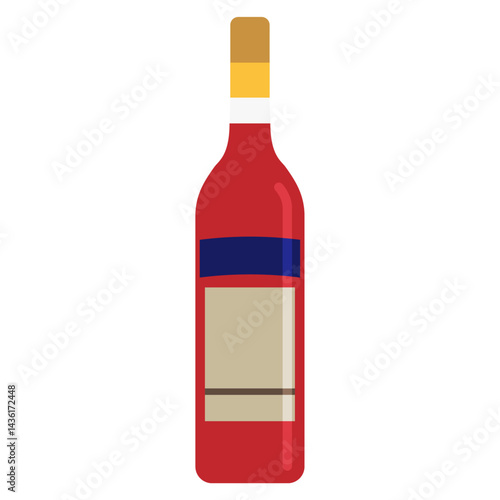 リキュール 瓶 ボトル のイラスト