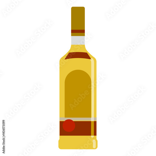 テキーラ スピリッツ 瓶 ボトル のイラスト