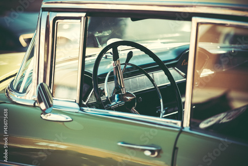 Photography Retro Muscle Cars in Moscow 04.20.2025 Moscow, Russia