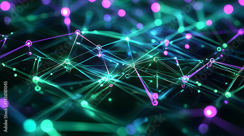Decentralized systems visualization digital realm wallpaper art abstract environment close-up view innovative concept