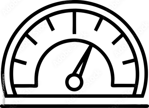 Speed, vector logo racing event, with the main elements of the modification speedometer