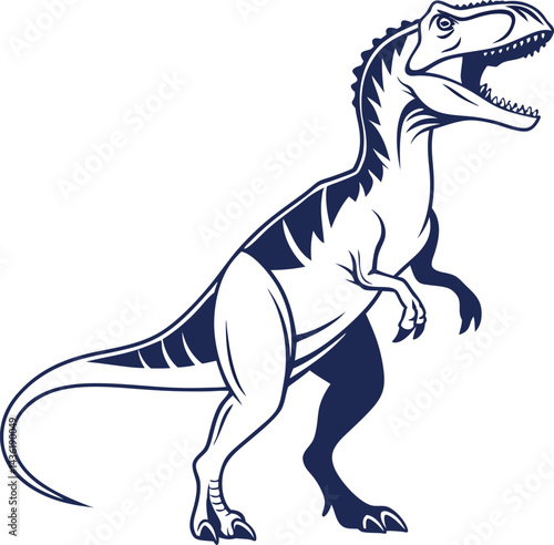 dinosaur vector illustration and vector illustration of a dinosaur
