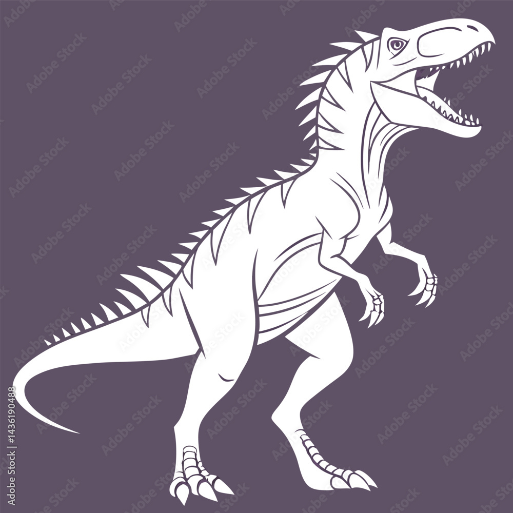 dinosaur vector illustration and vector illustration of a dinosaur dinosaur vector illustration and vector illustration of a dinosaur