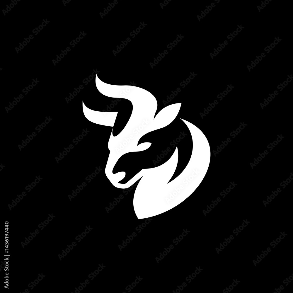 Fototapeta premium bull logo