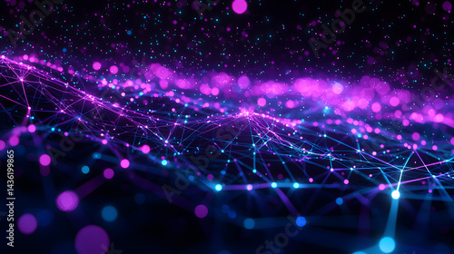 Multidimensional data visualization quantum computing wallpaper digital realm abstract design futuristic perspective