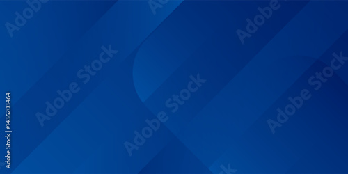 Abstract blue background with glowing geometric lines. Modern blue gradient square shape design. Futuristic technology concept modern simple