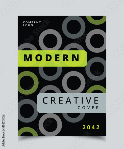 Creative Brochure Template. Business Presentation, Flyer, Banner, Report, Poster, Advertising, Modern Book Cover Design, pattern, abstract, vector, business, design, banner, illustration, school, book