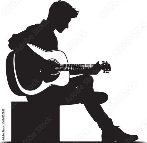Guitar Player illustration
