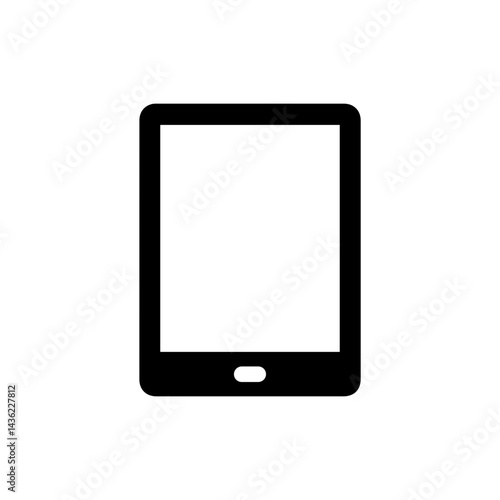 Icon of an E-Reader with Minimal Bezel and Screen