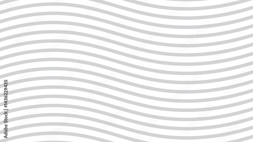 Wavy smooth lines pattern background